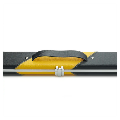Peradon Halo Black & Yellow Stripe 1 Piece Wide Snooker Cue Case