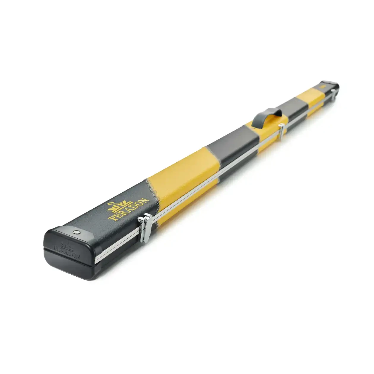 Peradon Halo Black & Yellow Stripe 1 Piece Wide Snooker Cue Case