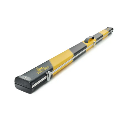 Peradon Halo Black & Yellow Stripe 1 Piece Wide Snooker Cue Case