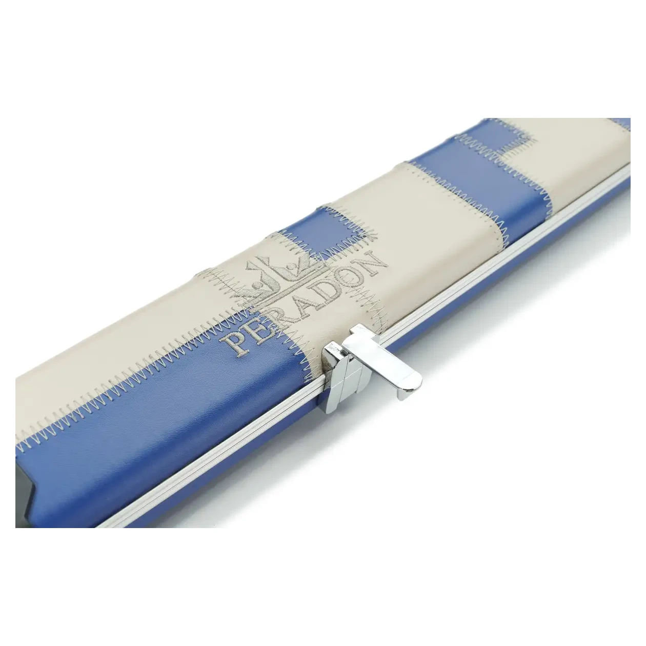 Peradon Halo Blue & Cream Patch 1 Piece Wide Snooker Cue Case