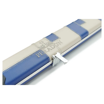 Peradon Halo Blue & Cream Patch 1 Piece Wide Snooker Cue Case