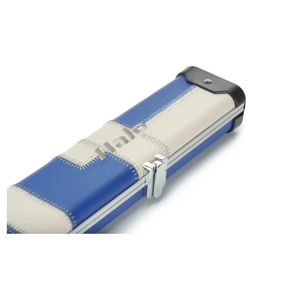 Peradon Halo Blue & Cream Patch 1 Piece Wide Snooker Cue Case