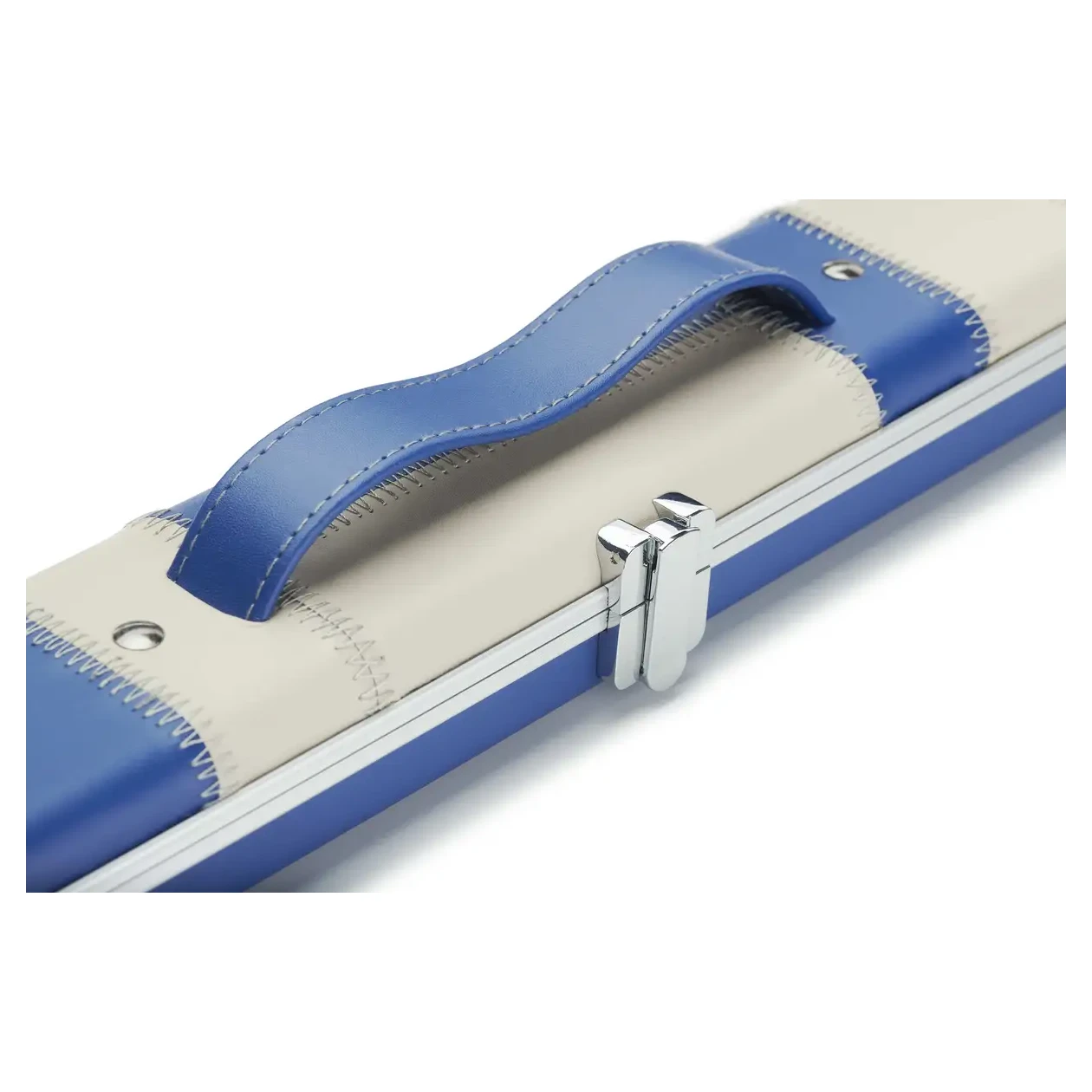Peradon Halo Blue & Cream Patch 1 Piece Wide Snooker Cue Case