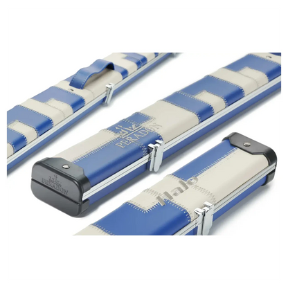 Peradon Halo Blue & Cream Patch 1 Piece Wide Snooker Cue Case