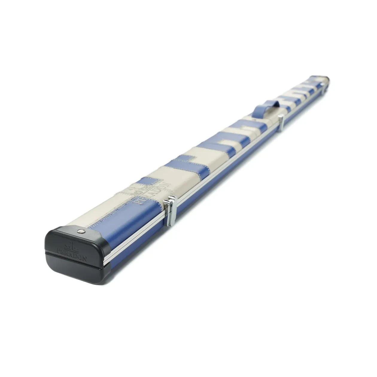 Peradon Halo Blue & Cream Patch 1 Piece Wide Snooker Cue Case