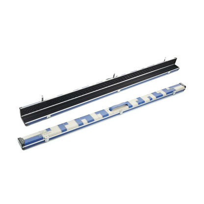 Peradon Halo Blue & Cream Patch 1 Piece Wide Snooker Cue Case