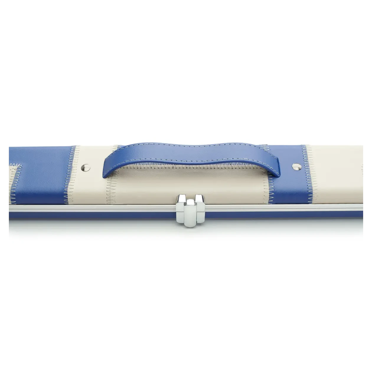 Peradon Halo Blue & Cream Patch 1 Piece Wide Snooker Cue Case