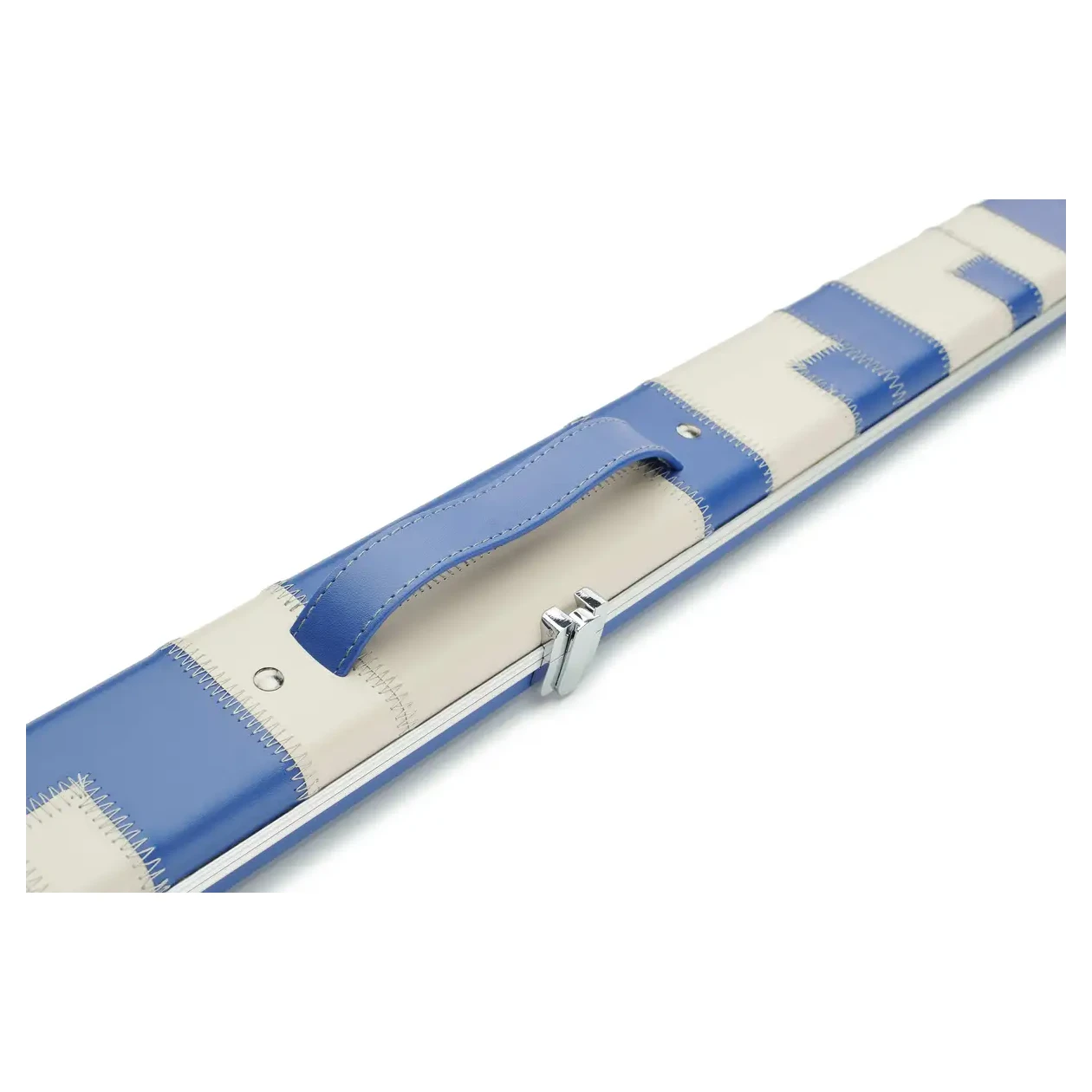 Peradon Halo Blue & Cream Patch 1 Piece Wide Snooker Cue Case