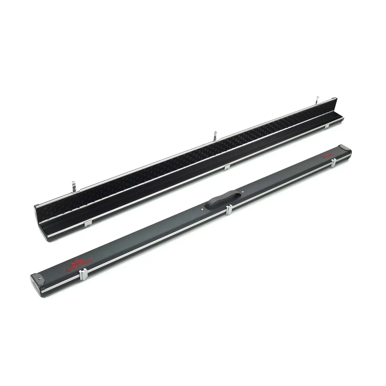 Peradon Halo Carbon & Red Logo 1 Piece Wide Snooker Cue Case