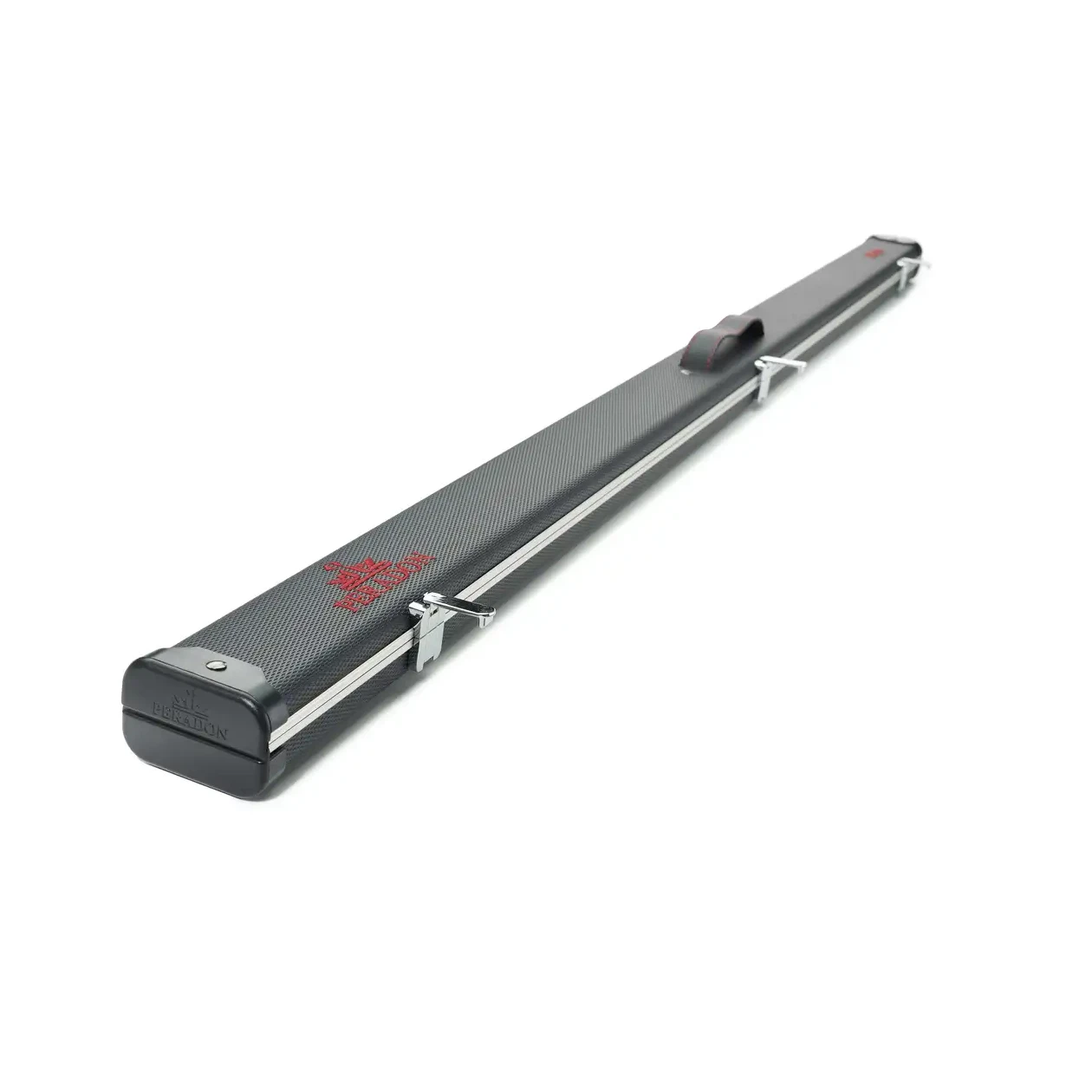 Peradon Halo Carbon & Red Logo 1 Piece Wide Snooker Cue Case