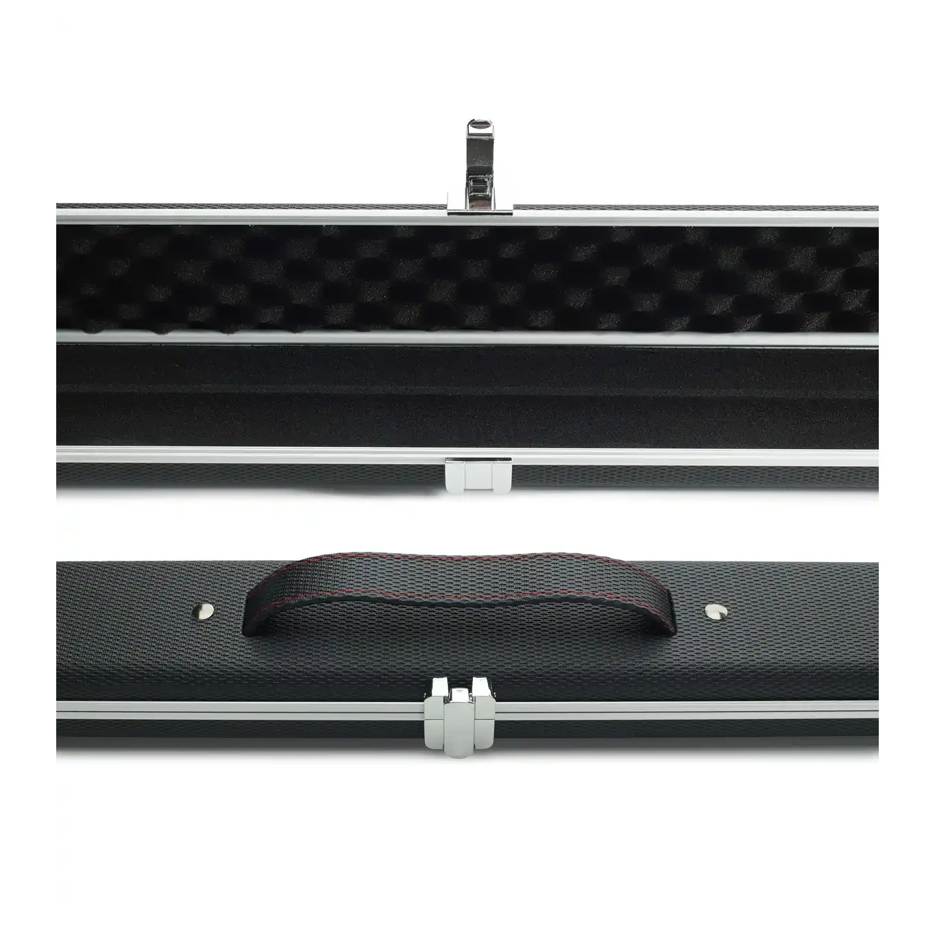 Peradon Halo Carbon & Red Logo 1 Piece Wide Snooker Cue Case