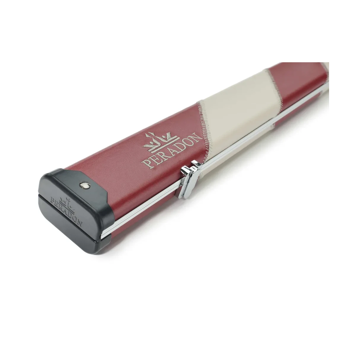 Peradon Halo Red & Cream Stripe 1 Piece Wide Snooker Cue Case