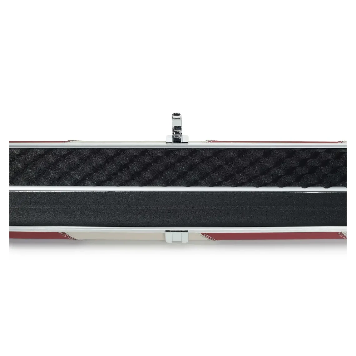 Peradon Halo Red & Cream Stripe 1 Piece Wide Snooker Cue Case