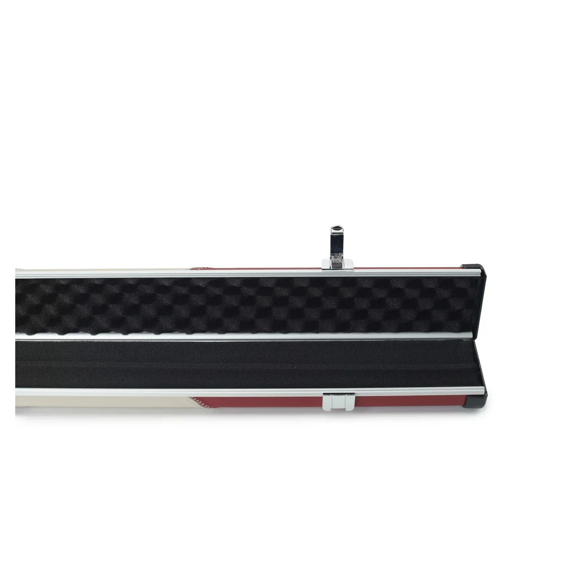 Peradon Halo Red & Cream Stripe 1 Piece Wide Snooker Cue Case