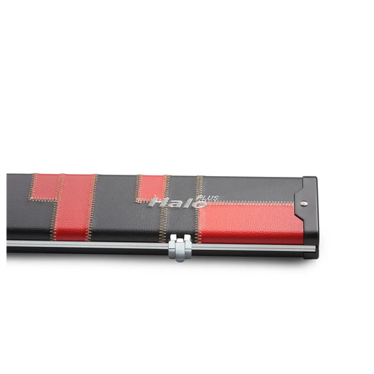 Peradon Halo Plus 1 Piece Black Red Patch Extra Wide Cue Case