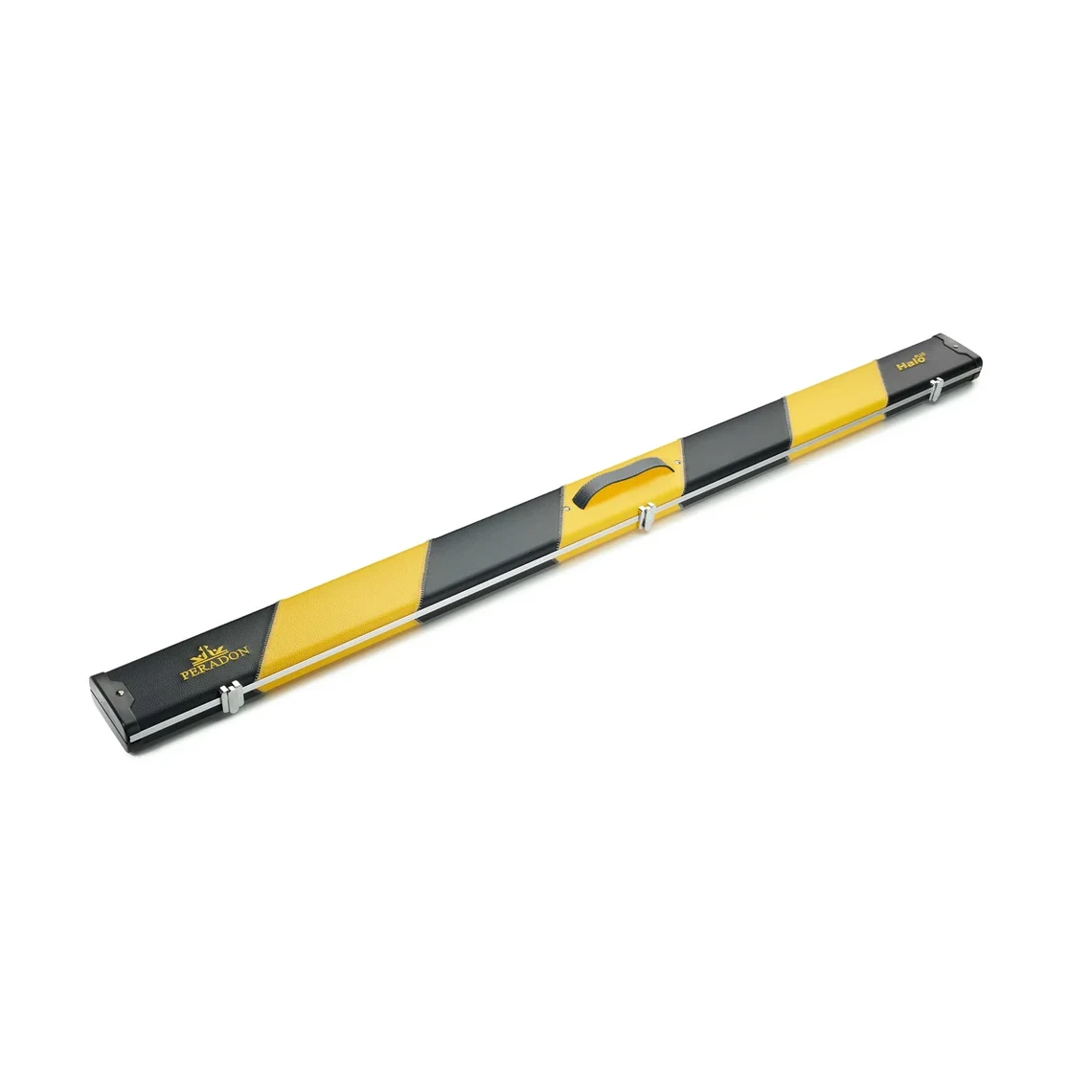 Peradon Halo Plus 1 Piece Black Yellow Stripe Extra Wide Cue Case