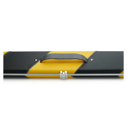 Peradon Halo Plus 1 Piece Black Yellow Stripe Extra Wide Cue Case