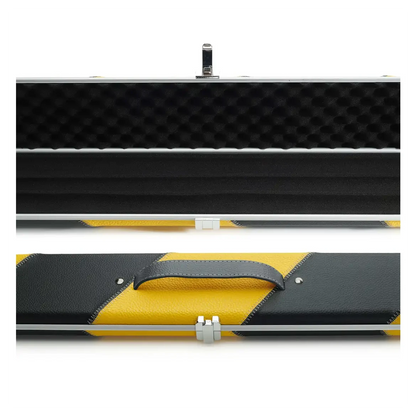 Peradon Halo Plus 1 Piece Black Yellow Stripe Extra Wide Cue Case