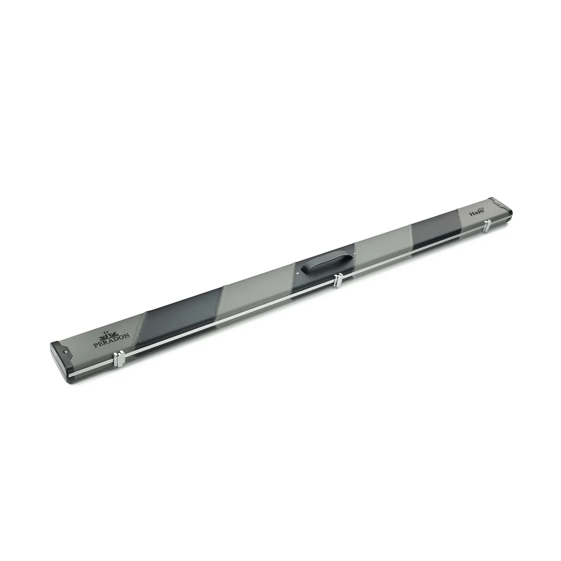 Peradon Halo Plus 1 Piece Grey Black Stripe Extra Wide Cue Case