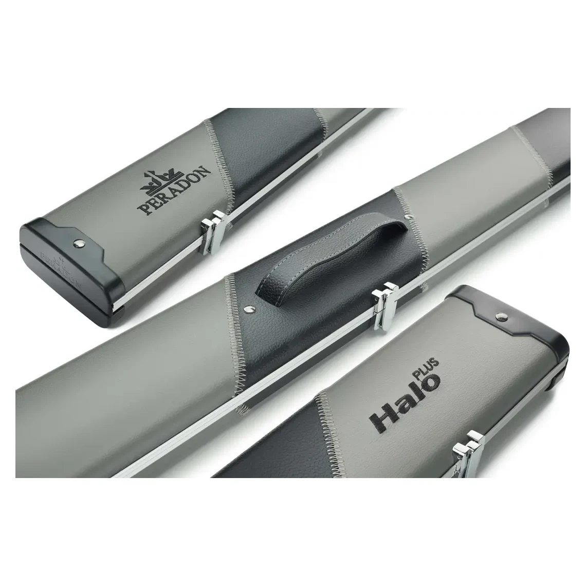 Peradon Halo Plus 1 Piece Grey Black Stripe Extra Wide Cue Case