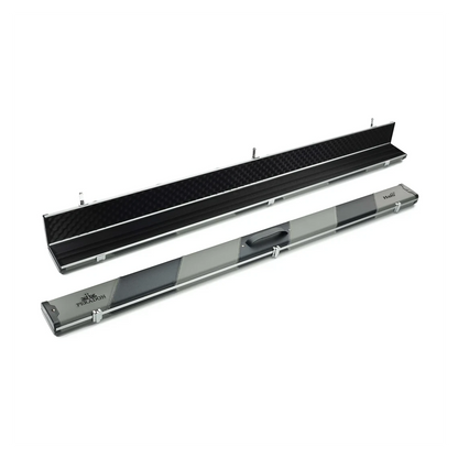 Peradon Halo Plus 1 Piece Grey Black Stripe Extra Wide Cue Case