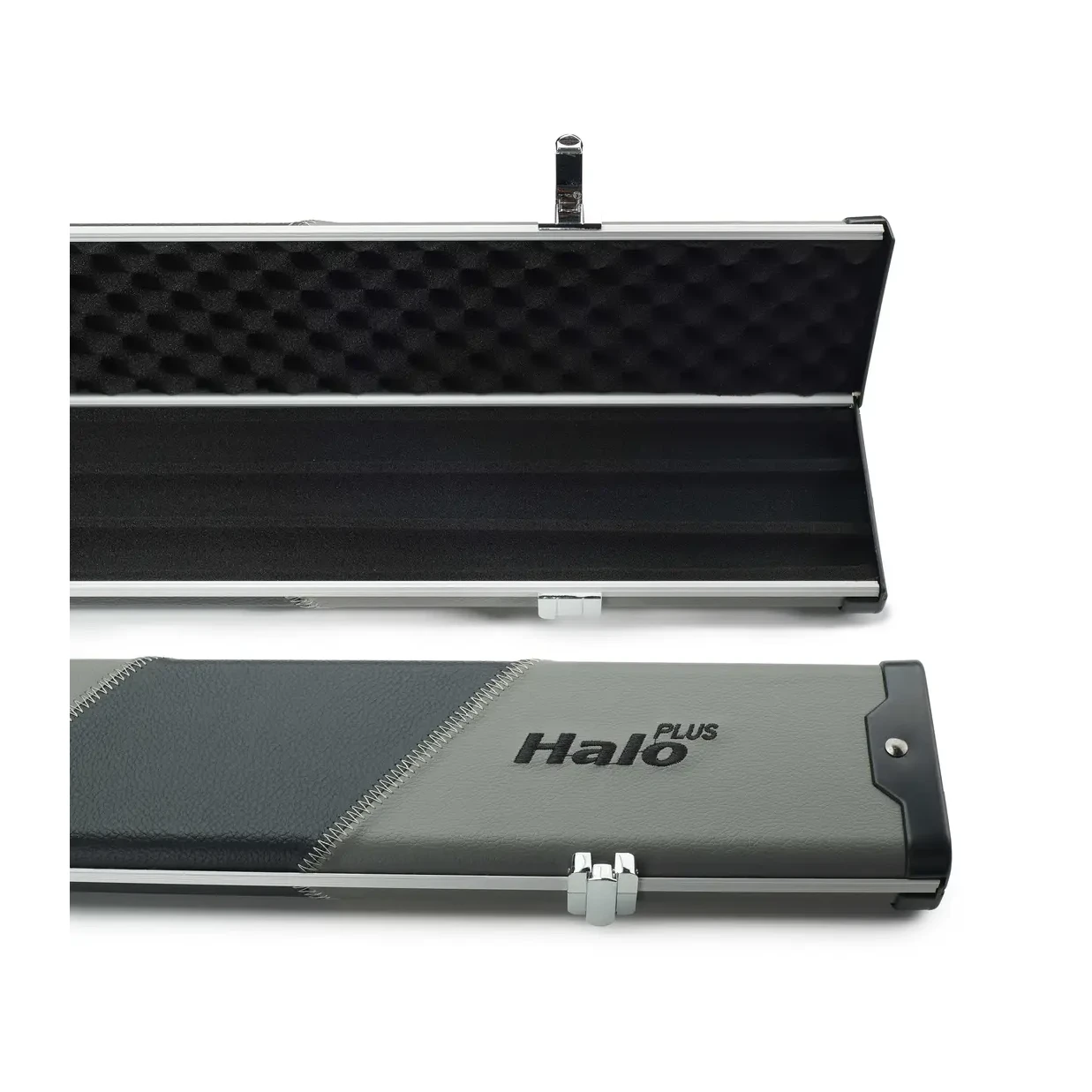 Peradon Halo Plus 1 Piece Grey Black Stripe Extra Wide Cue Case