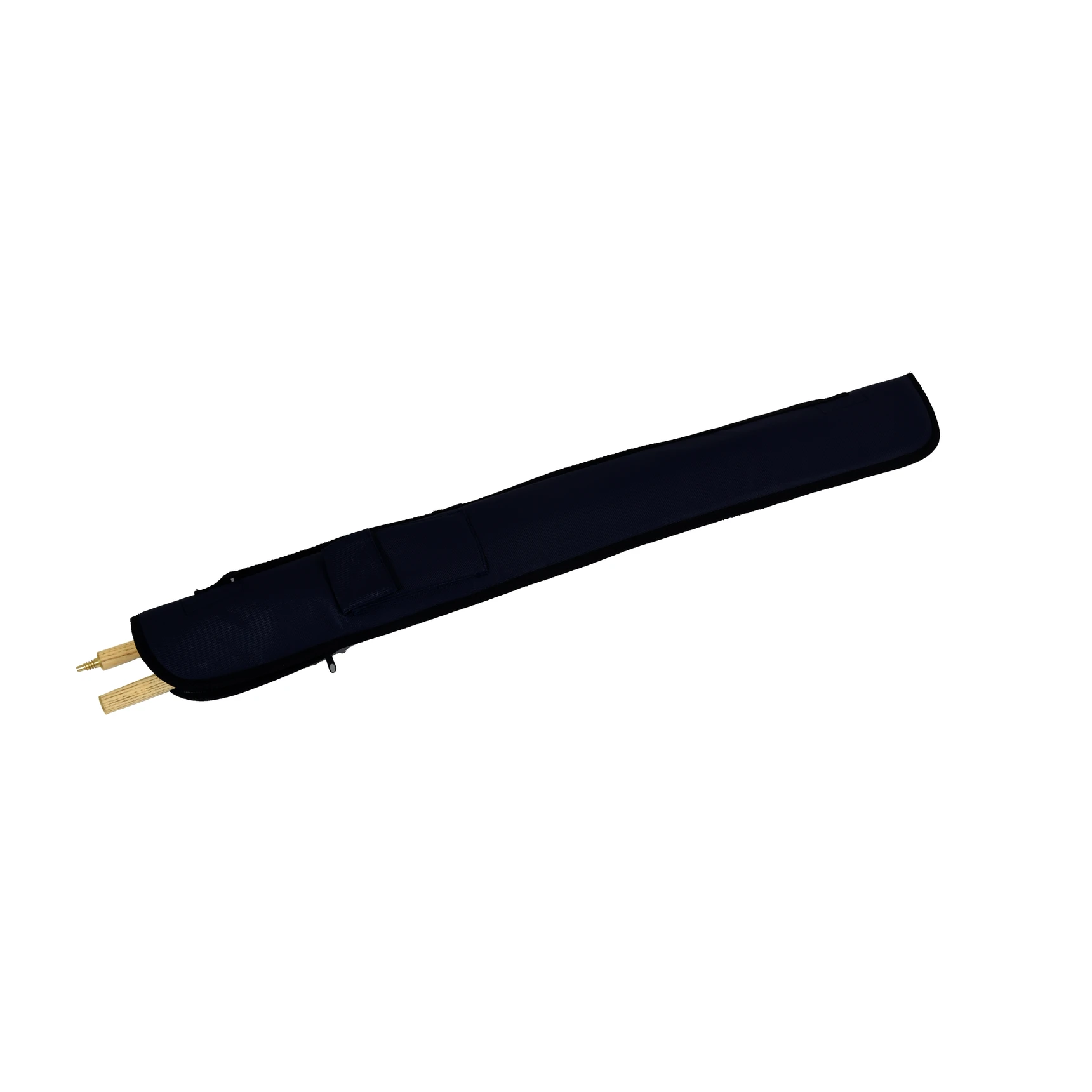Black Vinyl Case for 2 Piece Snooker or Pool Cues