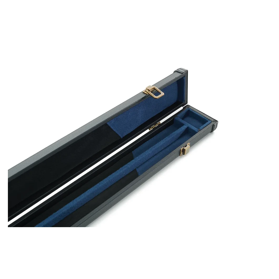 Peradon 3 Piece Black with Blue Logo Clubman Cue Case for ¾ Jointed Cues