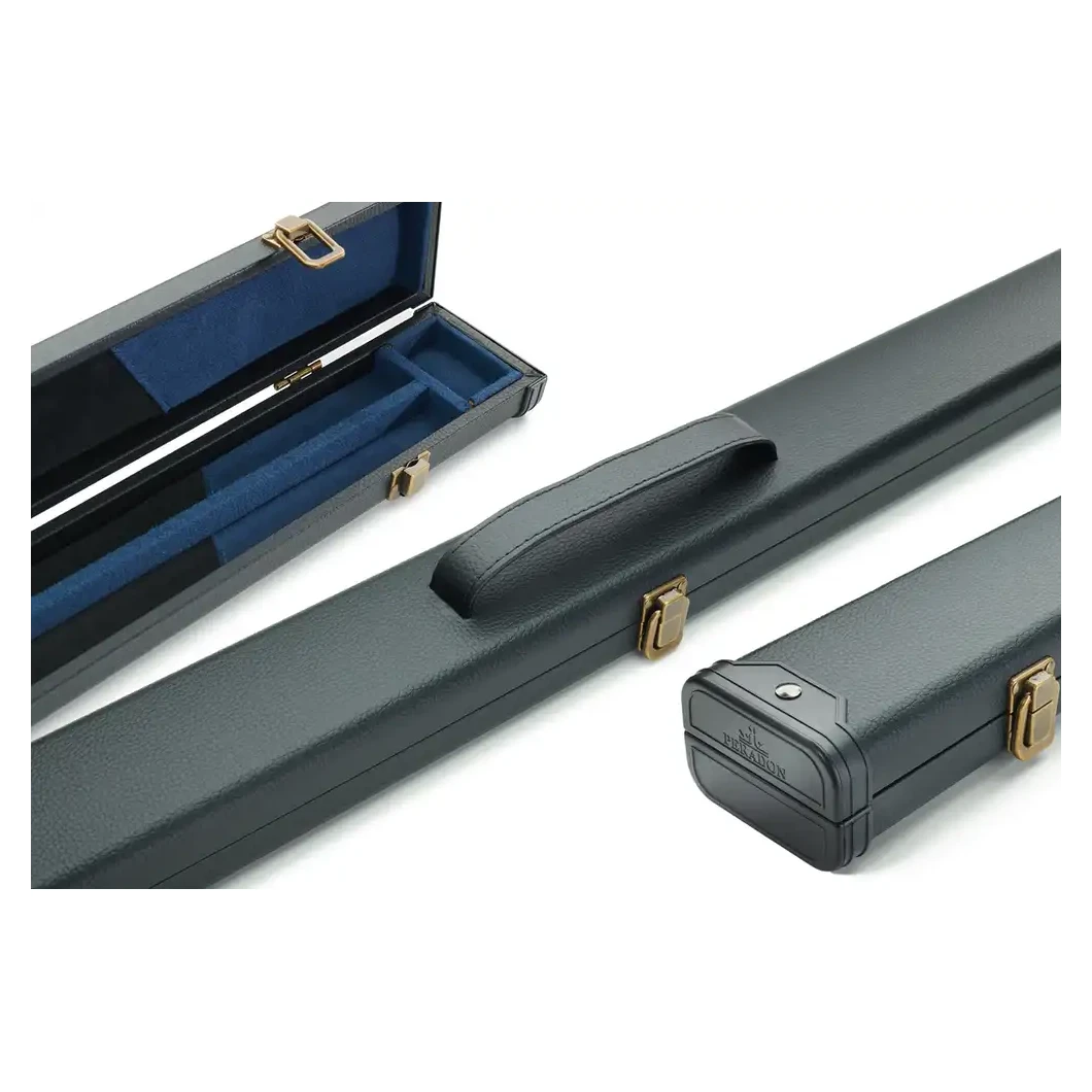 Peradon 3 Piece Black with Blue Logo Clubman Cue Case for ¾ Jointed Cues