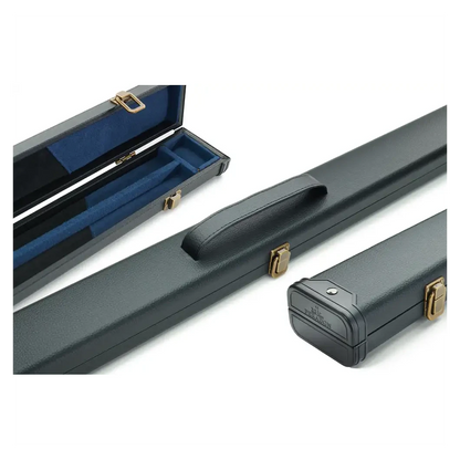 Peradon 3 Piece Black with Blue Logo Clubman Cue Case for ¾ Jointed Cues
