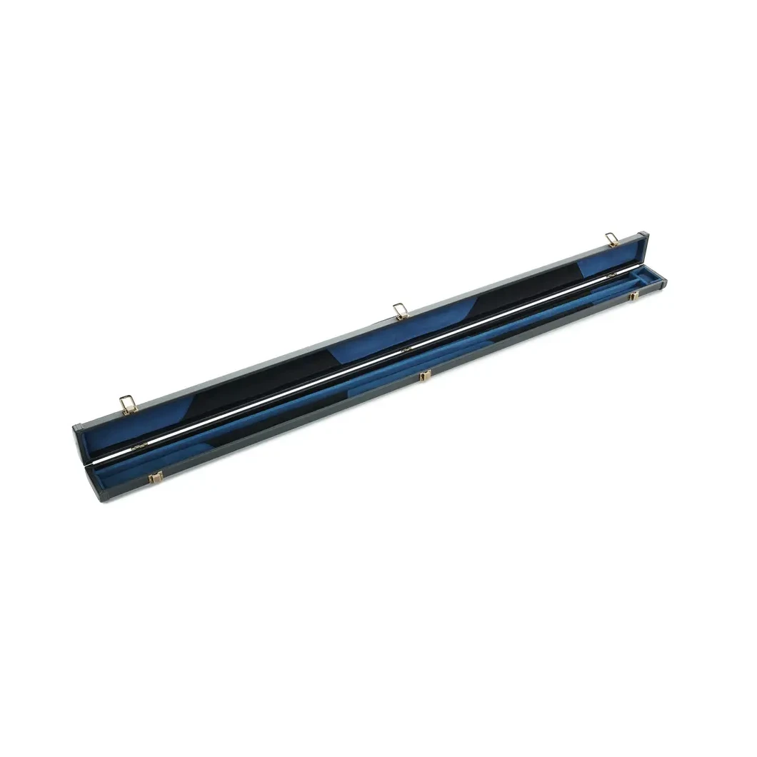 Peradon 3 Piece Black with Blue Logo Clubman Cue Case for ¾ Jointed Cues