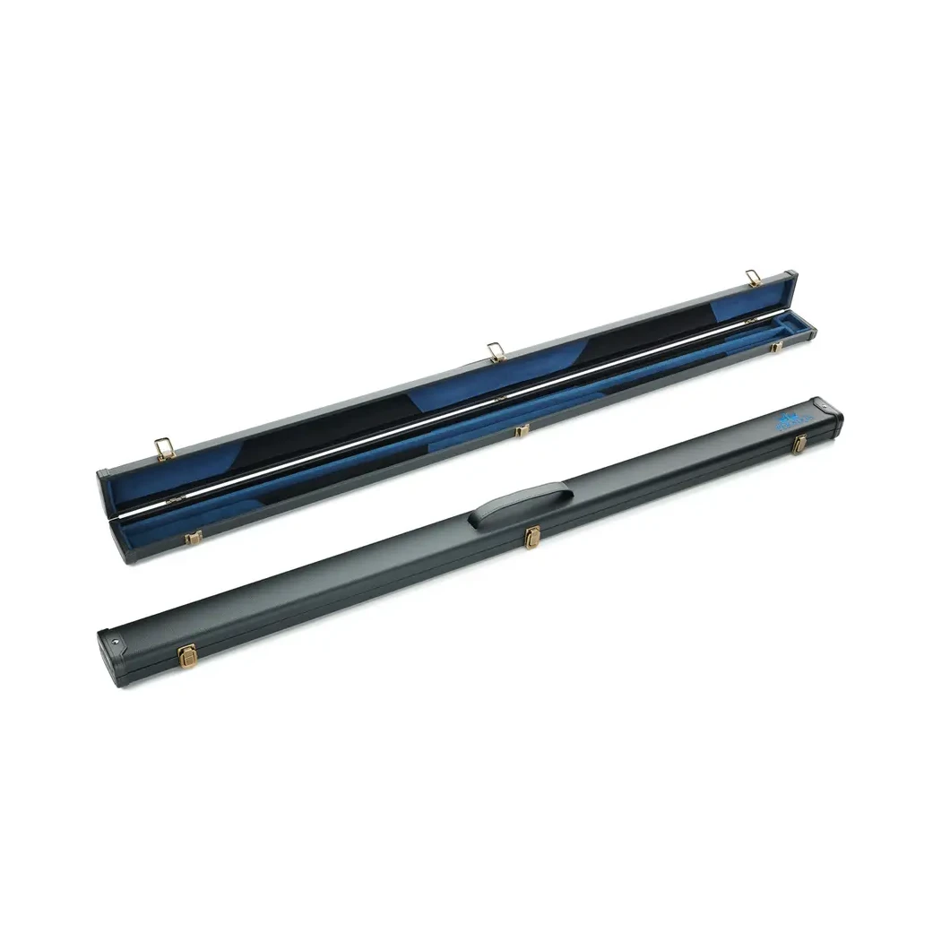 Peradon 3 Piece Black with Blue Logo Clubman Cue Case for ¾ Jointed Cues