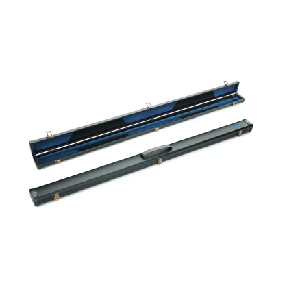 Peradon 3 Piece Black with Blue Logo Clubman Cue Case for ¾ Jointed Cues