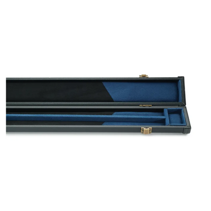 Peradon 3 Piece Black with Blue Logo Clubman Cue Case for ¾ Jointed Cues