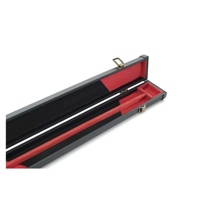Peradon 3 Piece Black with Red Logo Clubman Cue Case for ¾ Jointed Cues