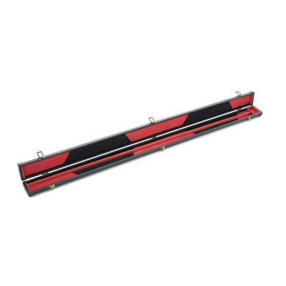 Peradon 3 Piece Black with Red Logo Clubman Cue Case for ¾ Jointed Cues