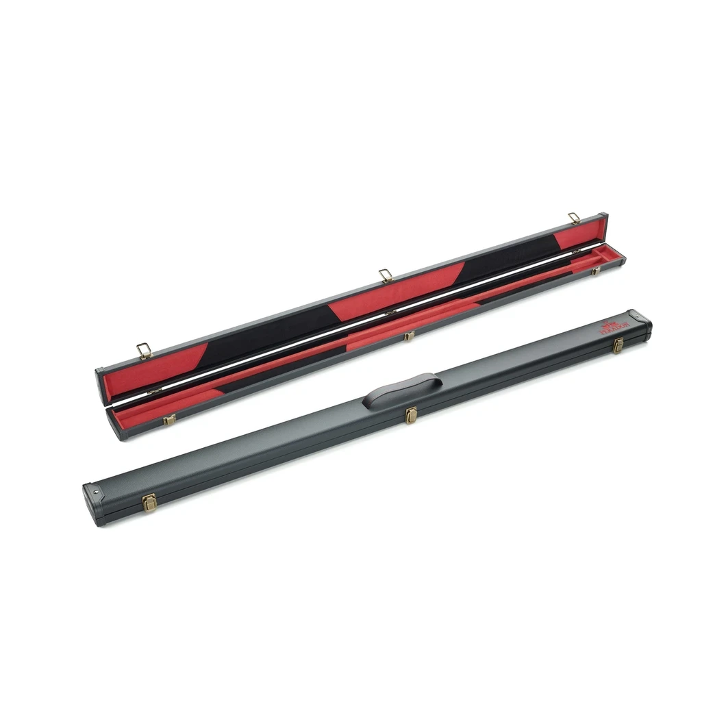 Peradon 3 Piece Black with Red Logo Clubman Cue Case for ¾ Jointed Cues