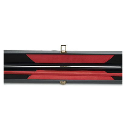 Peradon 3 Piece Black with Red Logo Clubman Cue Case for ¾ Jointed Cues