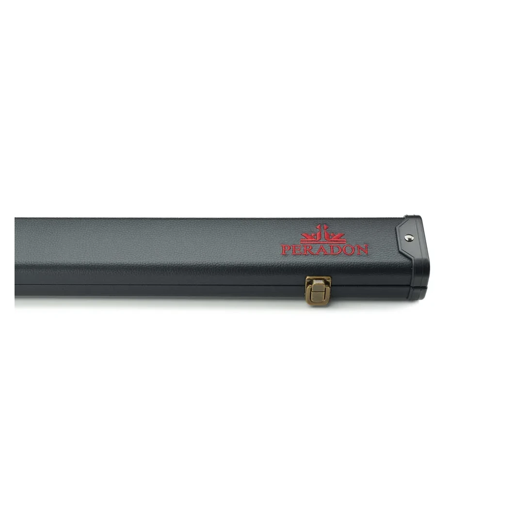 Peradon 3 Piece Black with Red Logo Clubman Cue Case for ¾ Jointed Cues