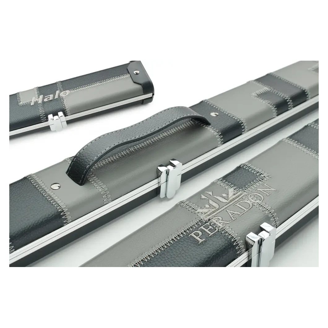 Peradon Halo Black Grey Patchwork ¾ Snooker Cue Case