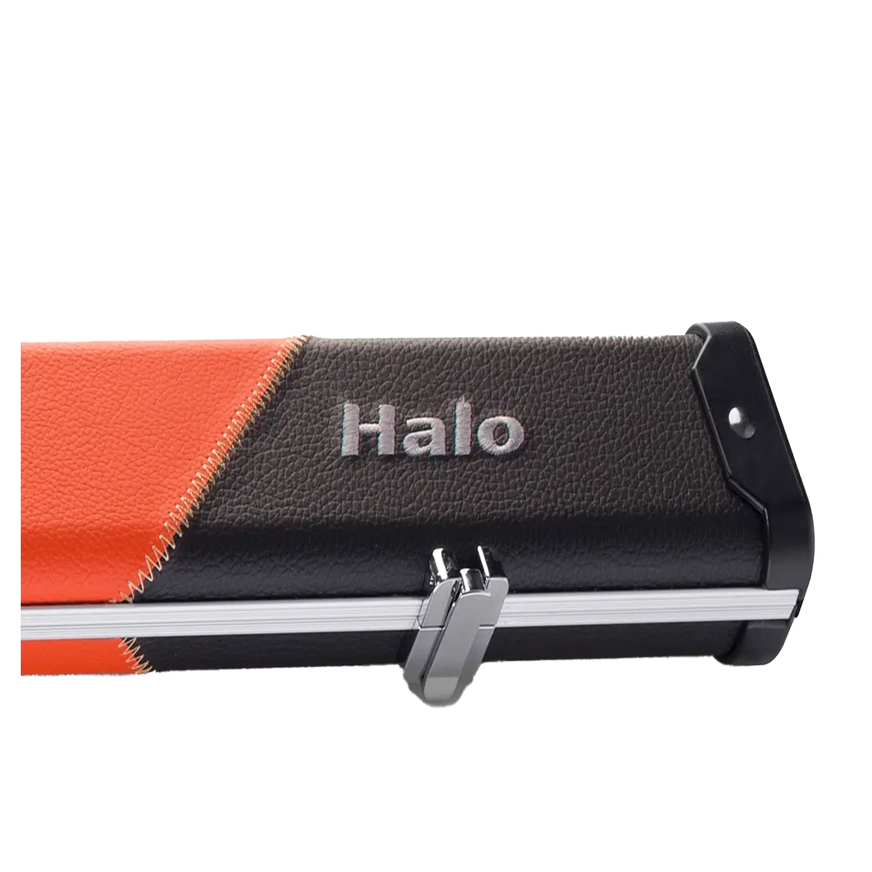 Peradon Halo Black Orange Stripe ¾ Snooker Cue Case