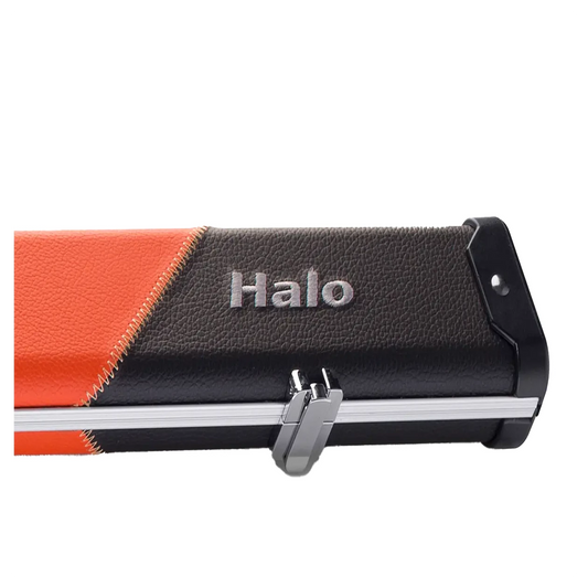 Peradon Halo Black Orange Stripe ¾ Snooker Cue Case