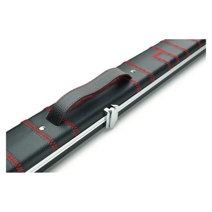 Peradon Halo Black Patch Red Stitch ¾ Snooker Cue Case