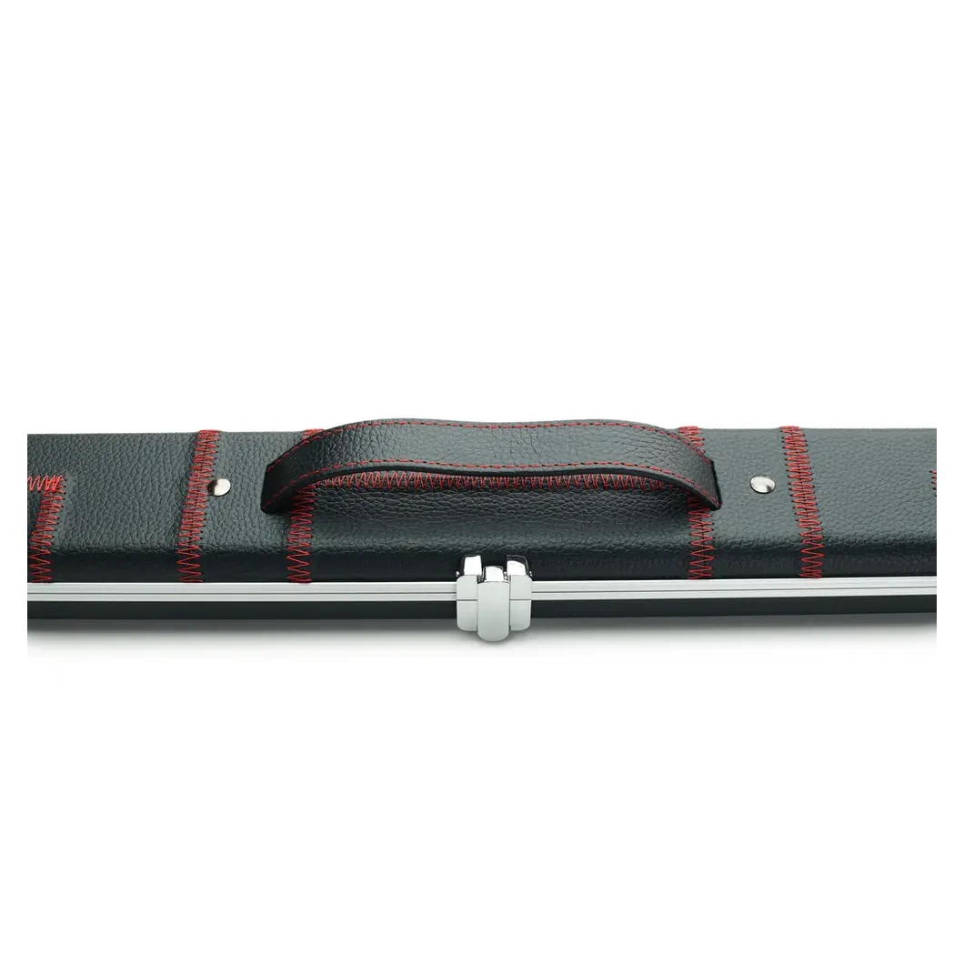 Peradon Halo Black Patch Red Stitch ¾ Snooker Cue Case