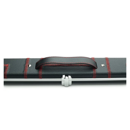 Peradon Halo Black Patch Red Stitch ¾ Snooker Cue Case
