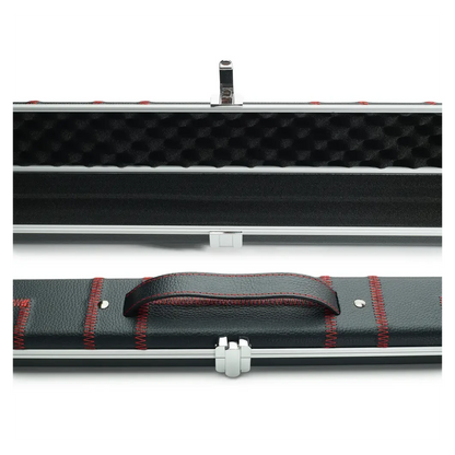 Peradon Halo Black Patch Red Stitch ¾ Snooker Cue Case