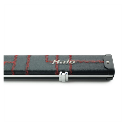 Peradon Halo Black Patch Red Stitch ¾ Snooker Cue Case