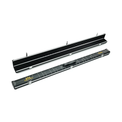 Peradon Halo Black Patch Silver Stitch ¾ Snooker Cue Case