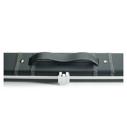 Peradon Halo Black Patch Silver Stitch ¾ Snooker Cue Case