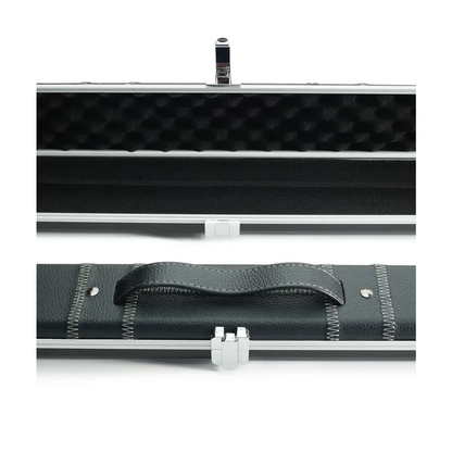 Peradon Halo Black Patch Silver Stitch ¾ Snooker Cue Case